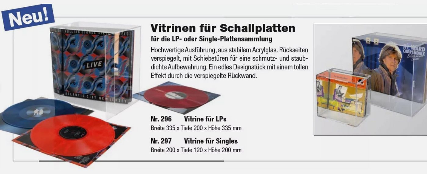 Safe-Album Präsentationsordner Schallplatten-Album für Singles mit 30 Hüllen I SAFE Bild 3