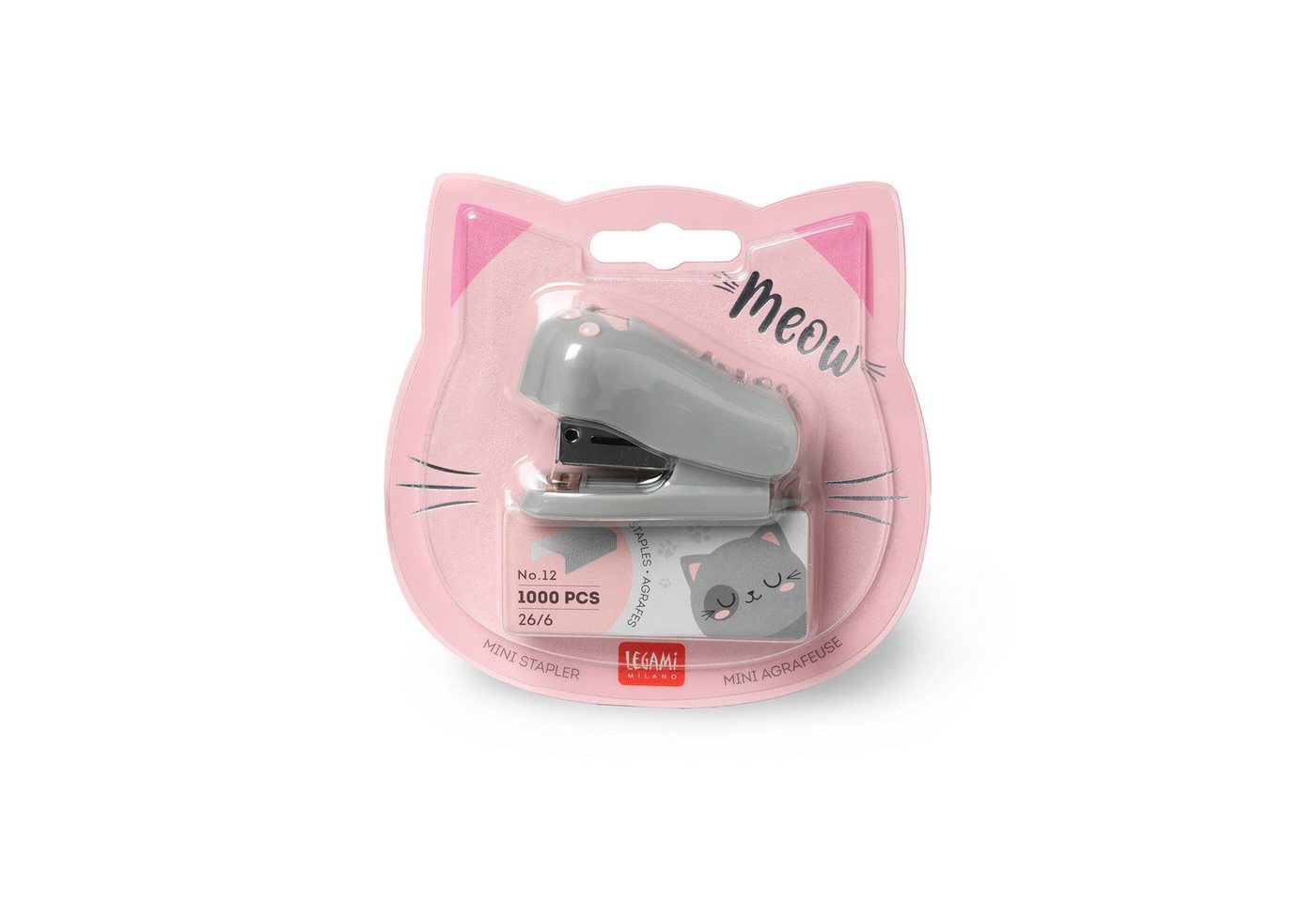 Legami Hefter LEGAMI Mini Heftzange MEOW KITTY Bild 3