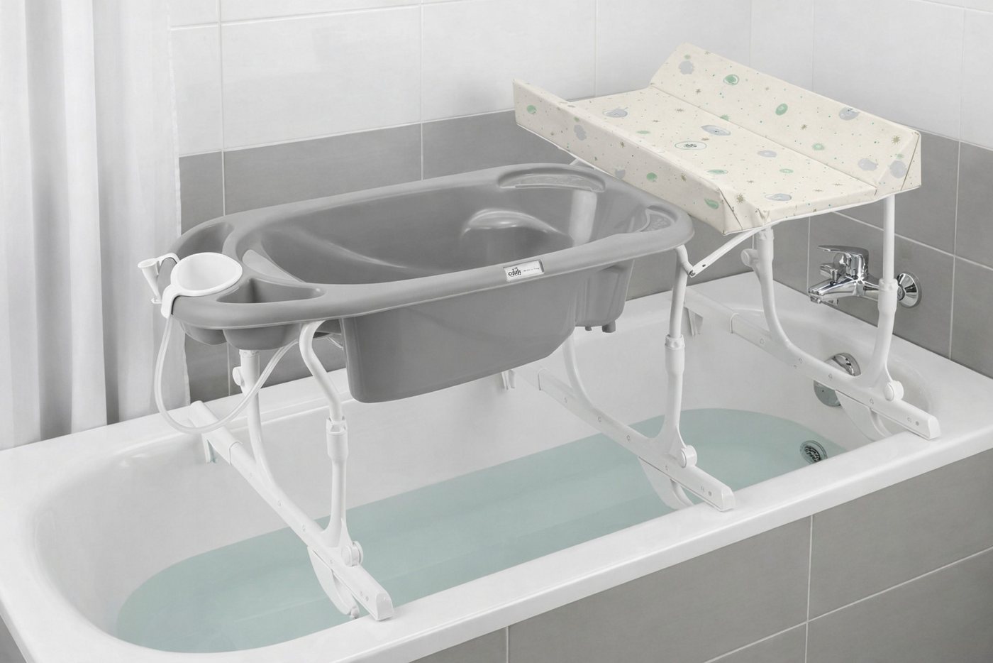 CAM Badewanne CAM Idro Baby Estraibile Badewanne mit Wickelauflage
