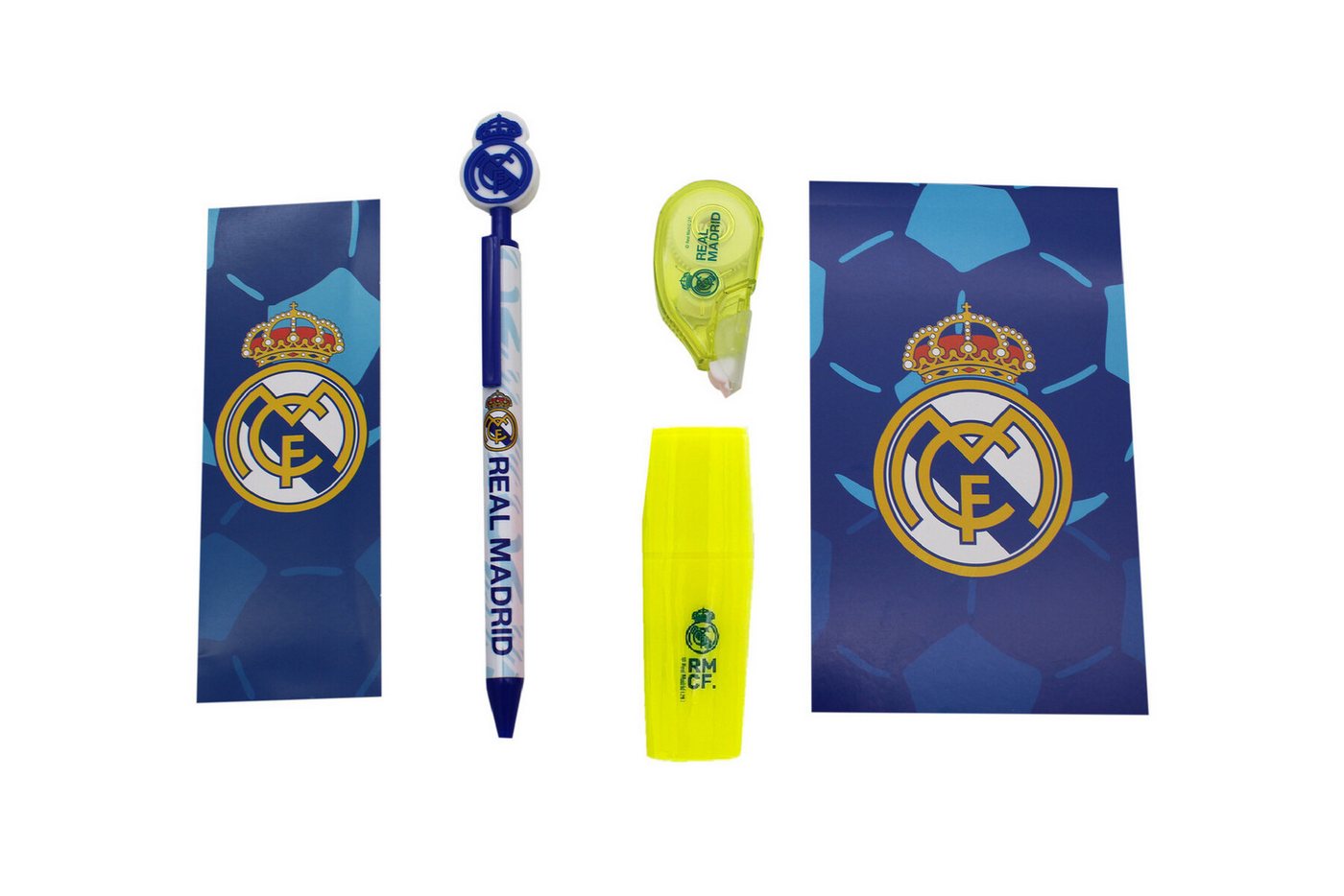 Real Madrid Notizheft Schreibset mit Notizblock, Lesezeichen und Textmarker Bild 3