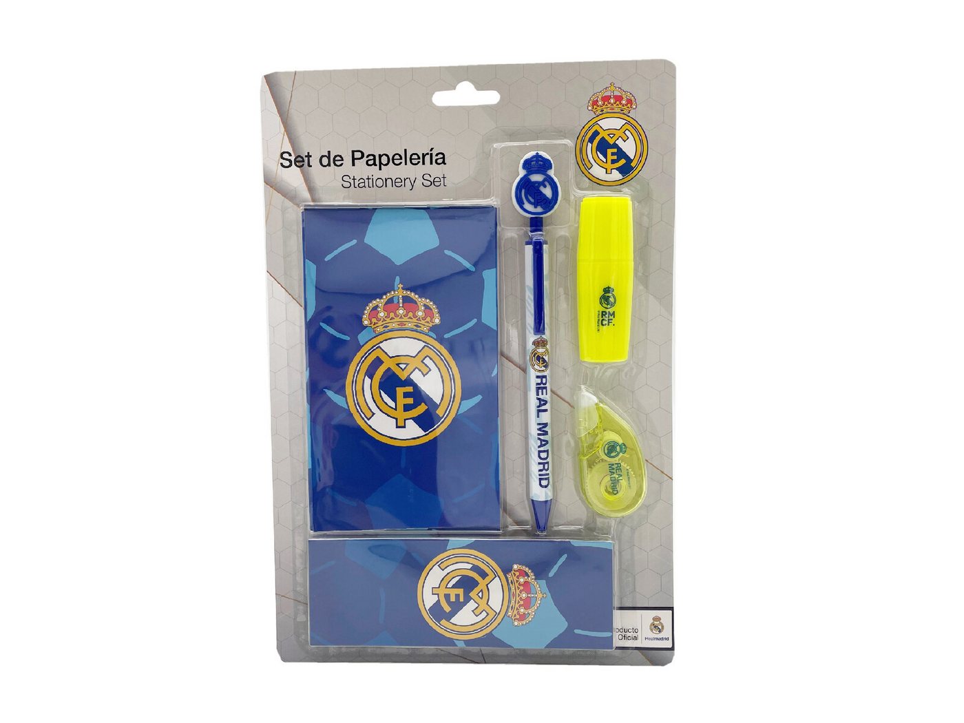 Real Madrid Notizheft Schreibset mit Notizblock, Lesezeichen und Textmarker Bild 4