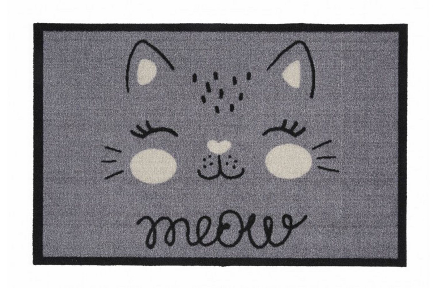 MD Entree Fußmatte Matte Impression+ meow grey 1721460414, rechteckig