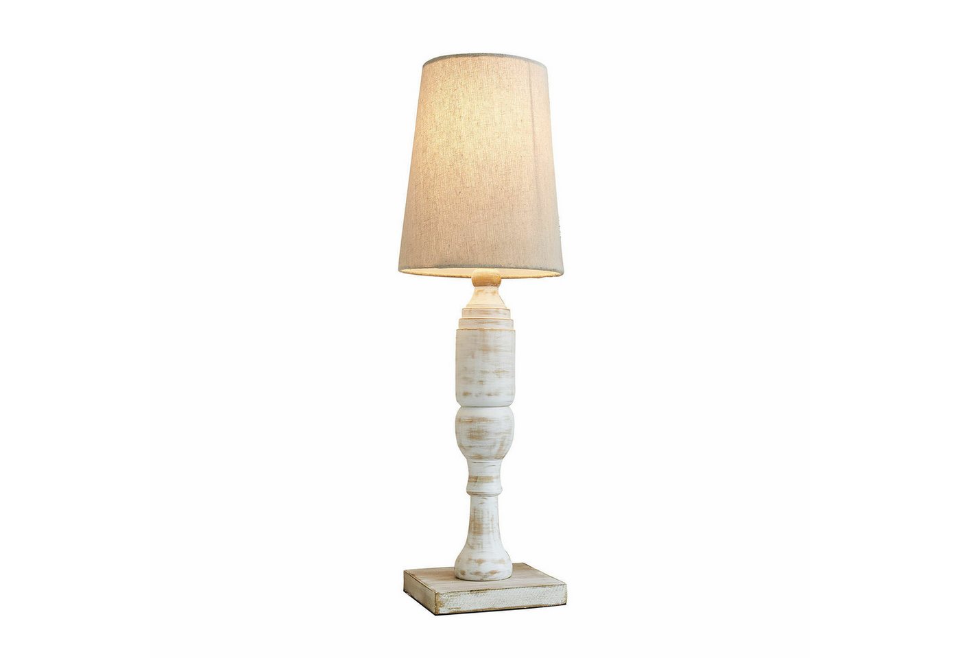Mirabeau Tischleuchte Tischlampe Yernisto antikweiß