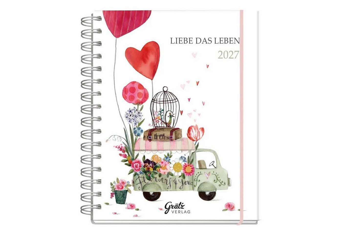 Grätz Verlag Taschenkalender Taschenkalender Liebe das Leben 2027