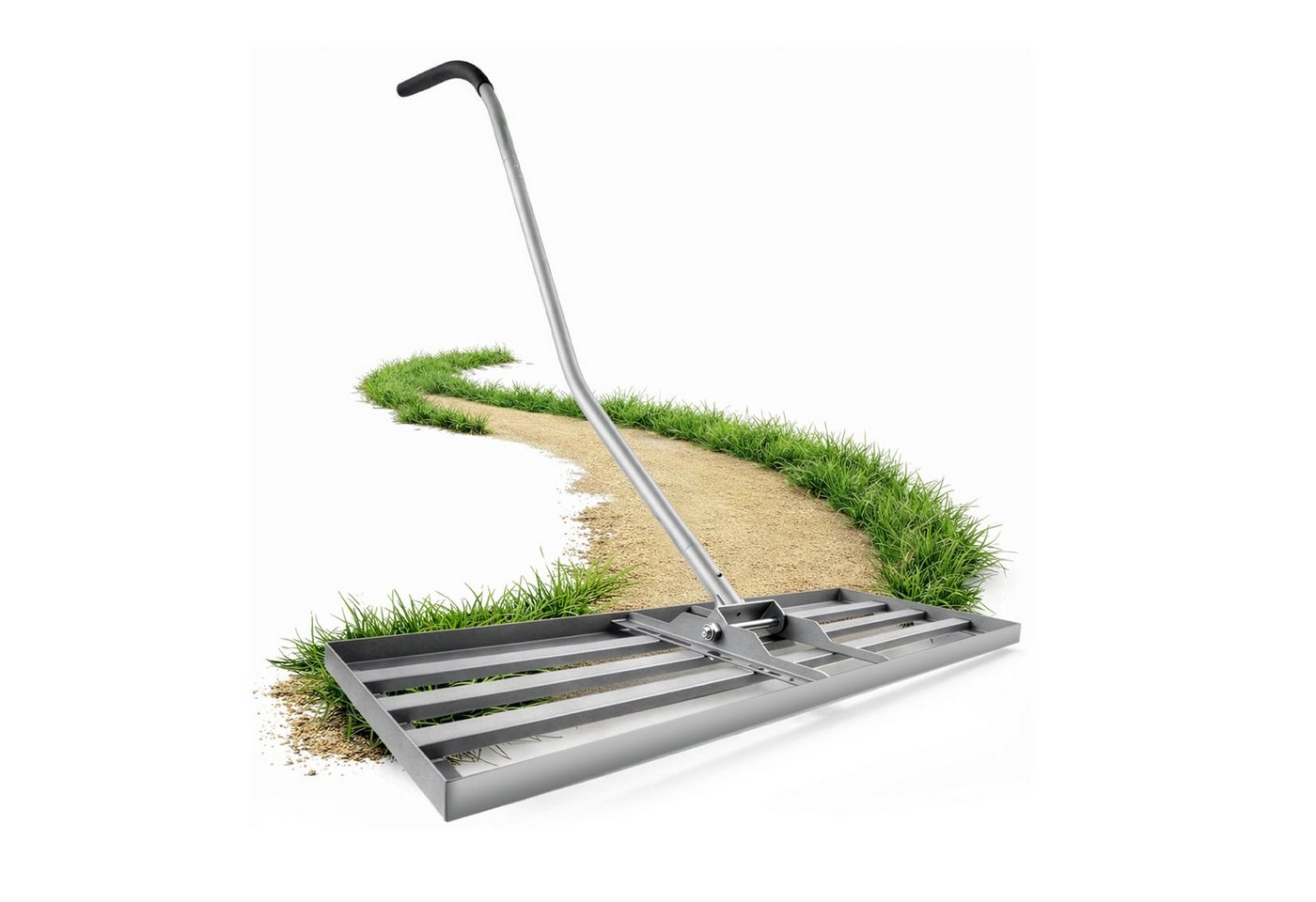 Youyijia Gartenrechen Ergonomischer Rasenrechen mit Klicksystem,Rasenrechen, Gartenrechen Bild 4