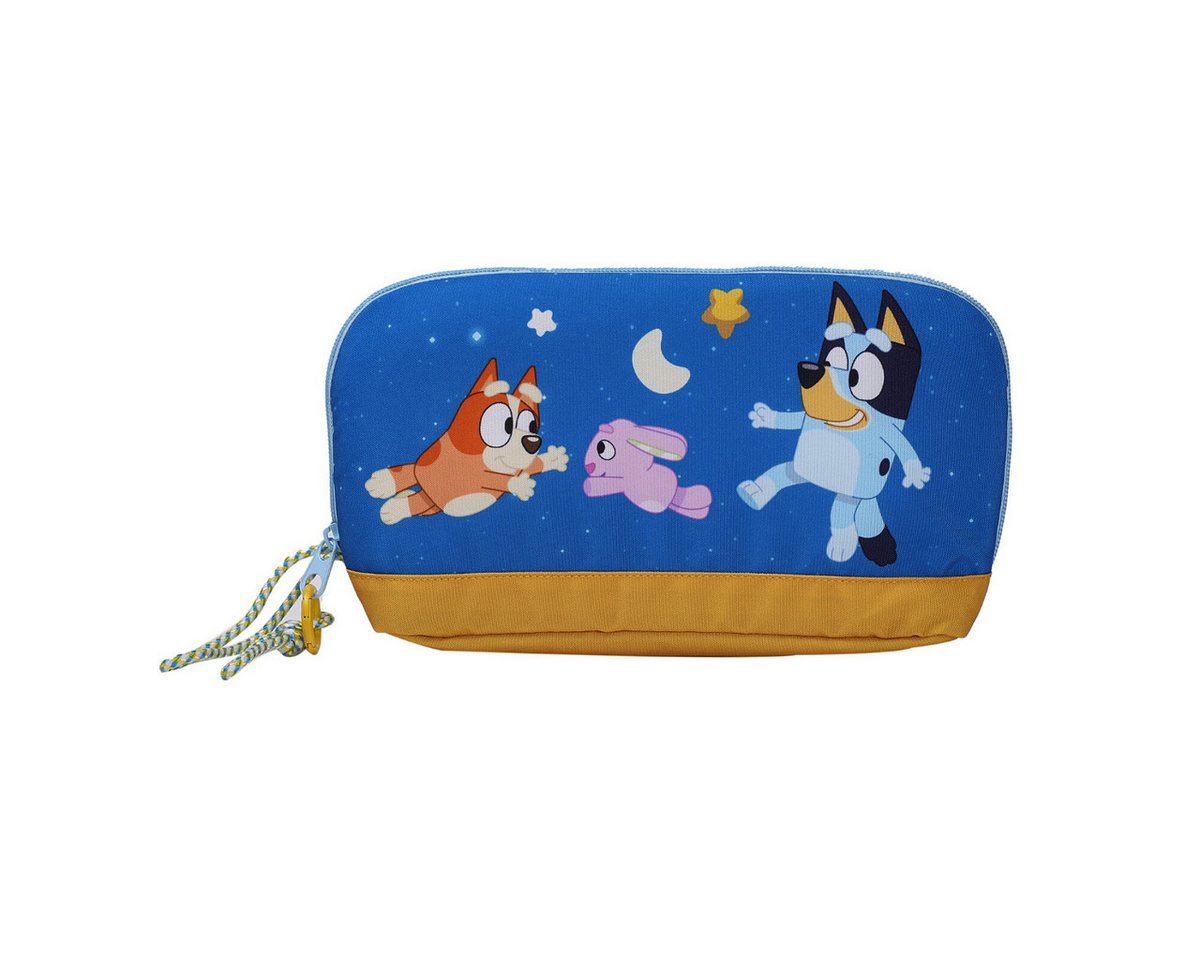 Bluey Federmäppchen 24 cm Kinder Schulmäppchen mit Innenfächern und Reißverschluss