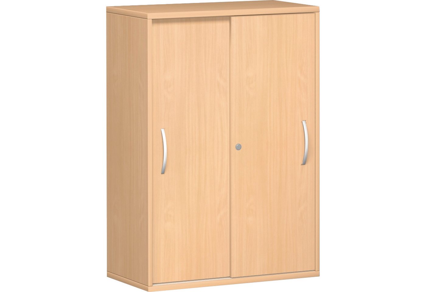 geramöbel Aktenschrank Schiebetürenschrank Flex S-383502-BB 3OH 800x425x1182mm buche