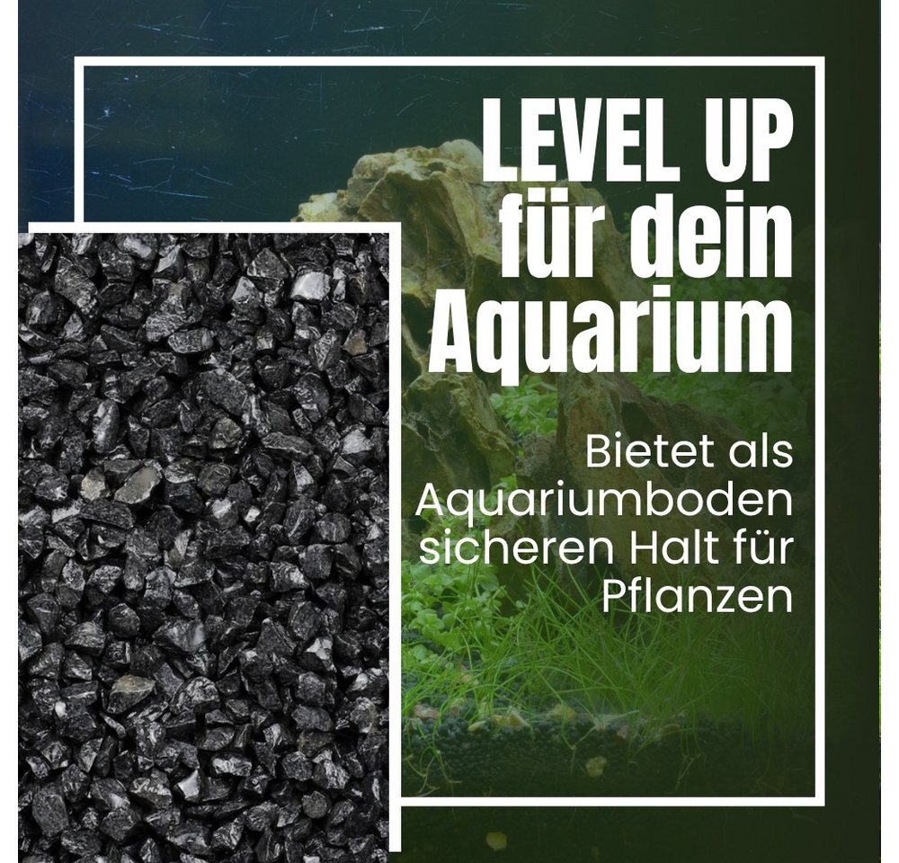 GarPet Dekokies Kieselsteine Garten 25Kg Zierkies Aquarium Kies Nero Ebano Marmorkies Bild 3