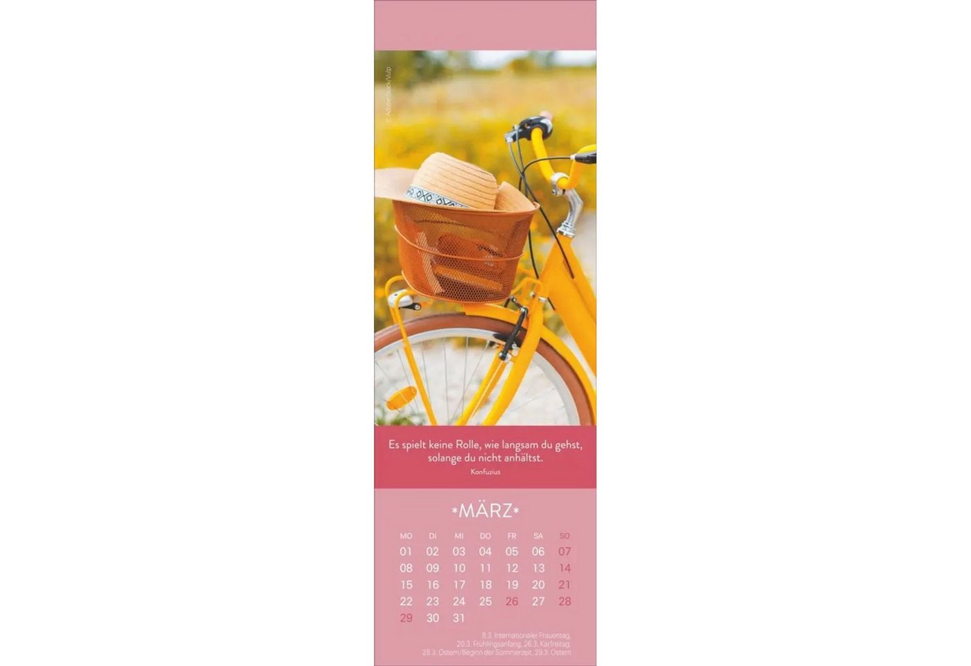 HEYE Wandkalender Gute Gedanken Lesezeichen & Kalender 2027