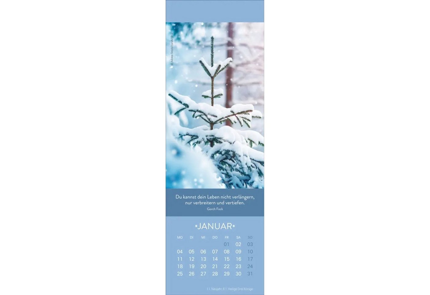 HEYE Wandkalender Gute Gedanken Lesezeichen & Kalender 2027 Bild 5