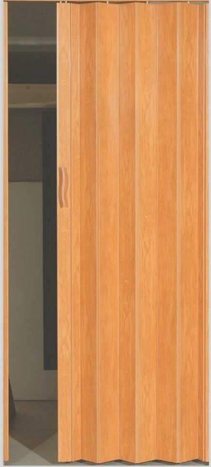 Vivaldi Falttür Höhe 203 cm für Türbreite bis 92 cm Schiebetür Farbe Eiche acco280 (1 Packung Karton, 1-St., 1 Set), teils montiert Bild 2
