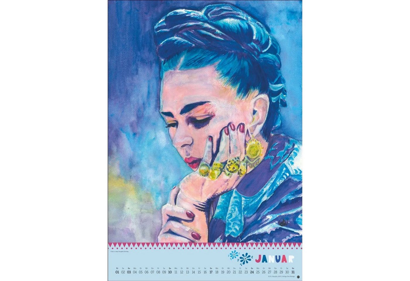 HEYE Wandkalender Frida Posterkalender 2027
