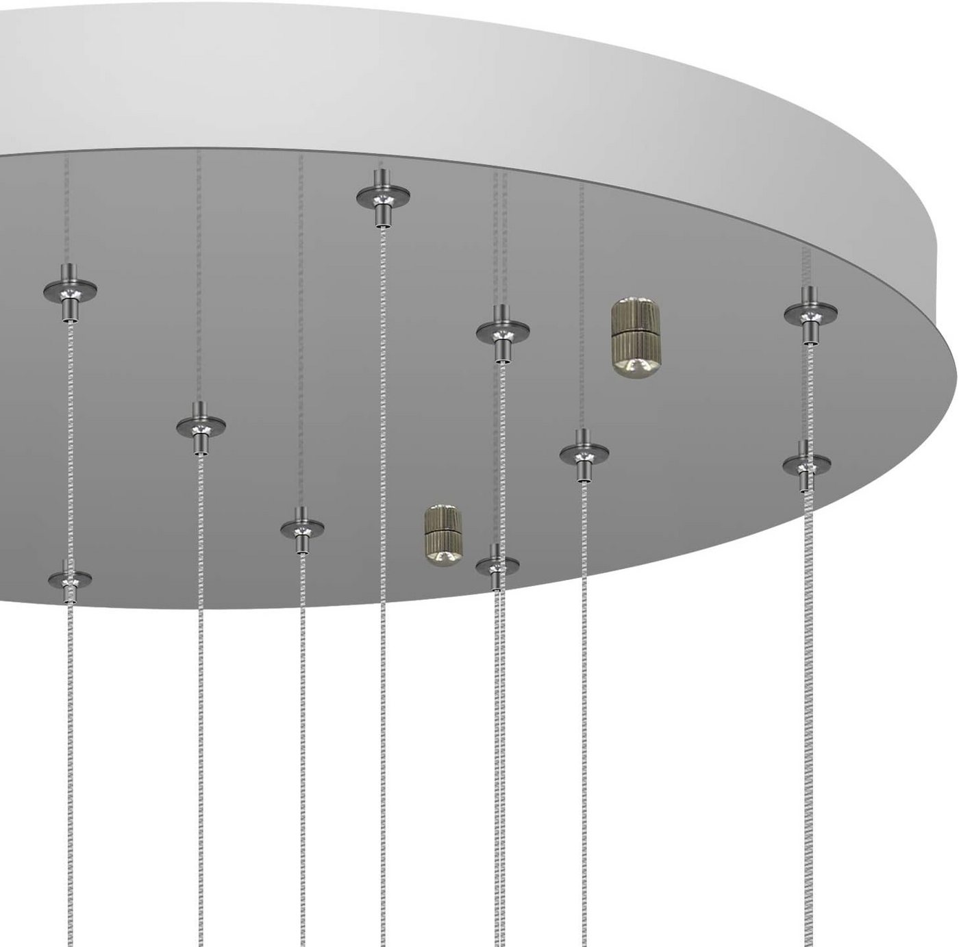ZMH Pendelleuchte Esstisch 3/4/6/10/15-flammig,G9 Hängeleuchte, 3000 K, LED wechselbar, Warmweiß, 300 cm höhenverstellbar, inkl. Leuchtmittel Bild 4