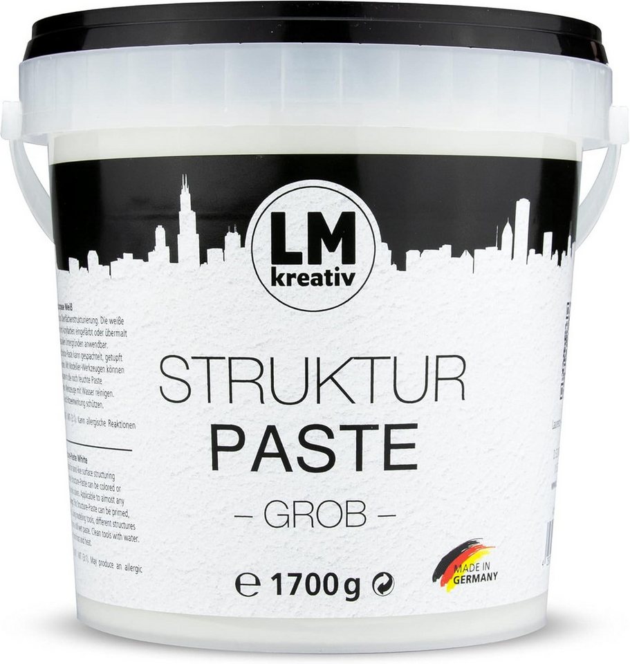 LM-Kreativ Strukturpaste Strukturpaste Grob, wasserfest nach Trocknung, matt, wasserbasiert Bild 3