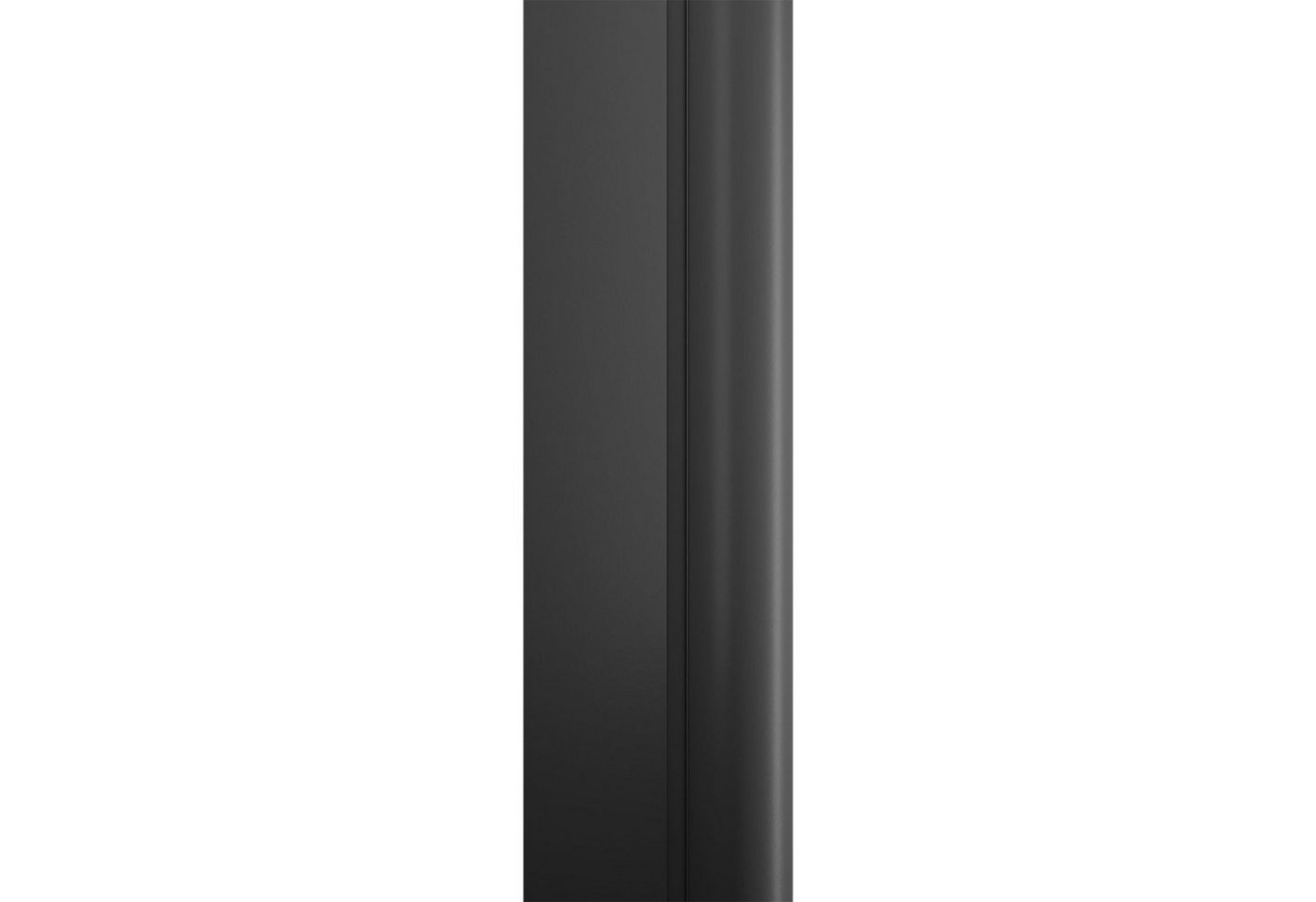 Schulte Badewannenfaltwand Black Style ESG, Glas, 80x140 cm, 1 tlg + Festelement, Klar, Schwarz Bild 2