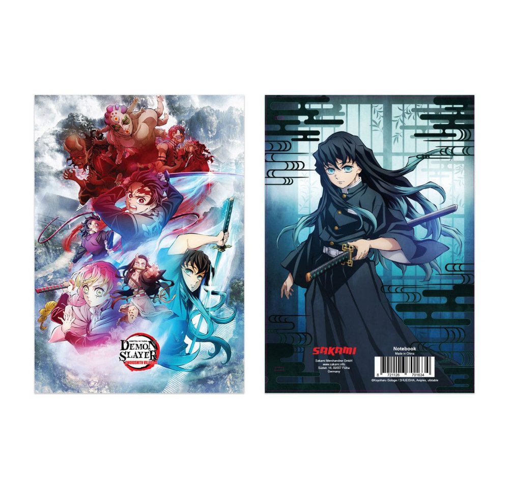 Sakami Merchandise Notizbuch Demon Slayer: Kimetsu no Yaiba Notizbuch