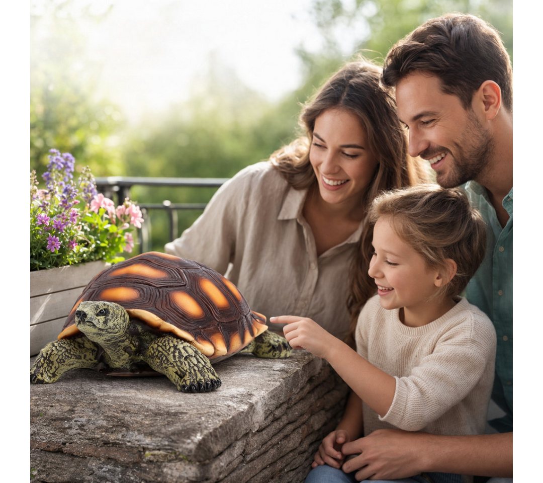 Topanbieter999 Gartenfigur Schildkröte forstbeständig & UV-geschützt für innen & außen Bild 3