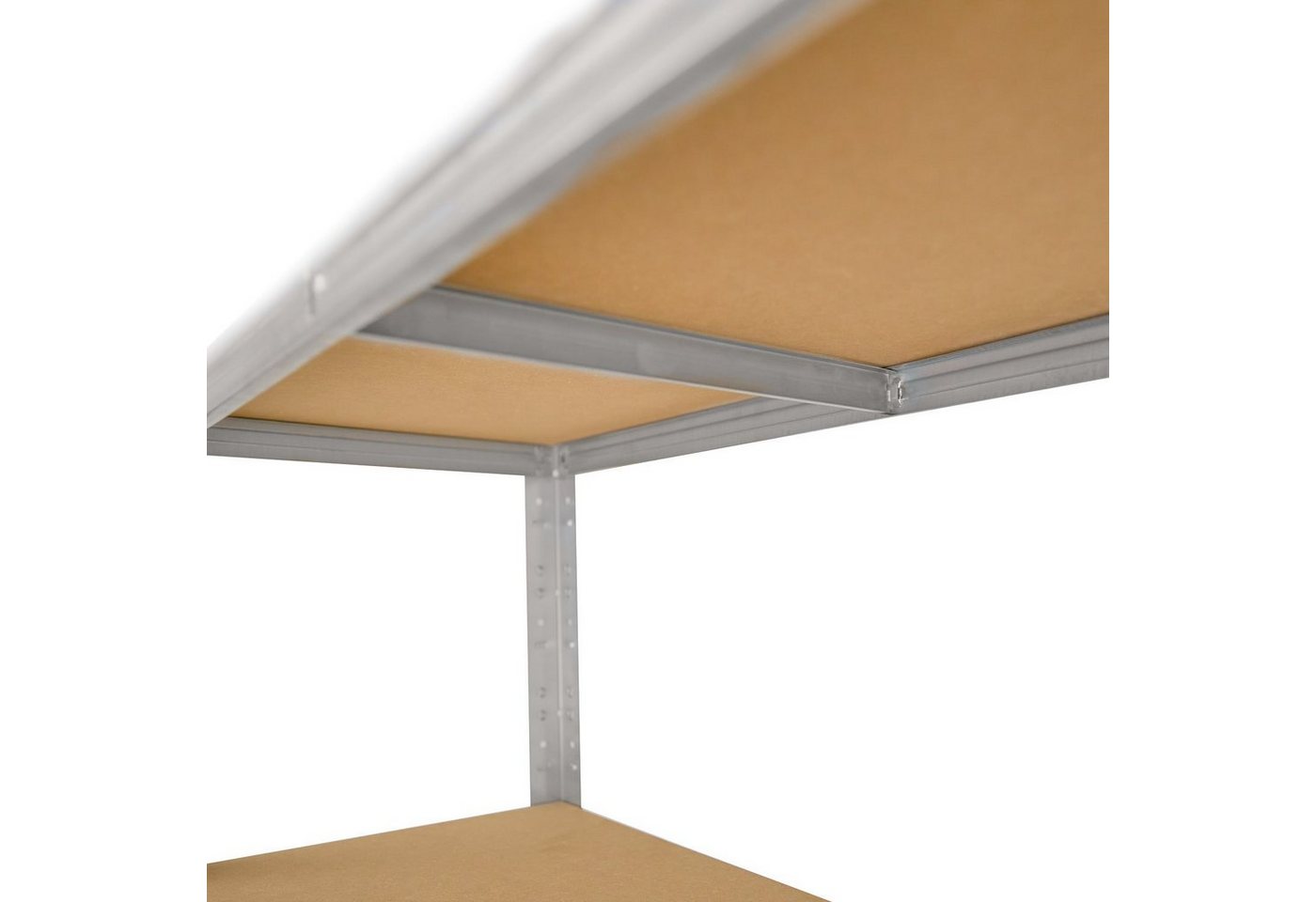 shelfplaza Schwerlastregal HOME, 200x80x40cm verzinkt, 5 Böden, Kellerregal, Garagenregal, Steckregal Bild 3