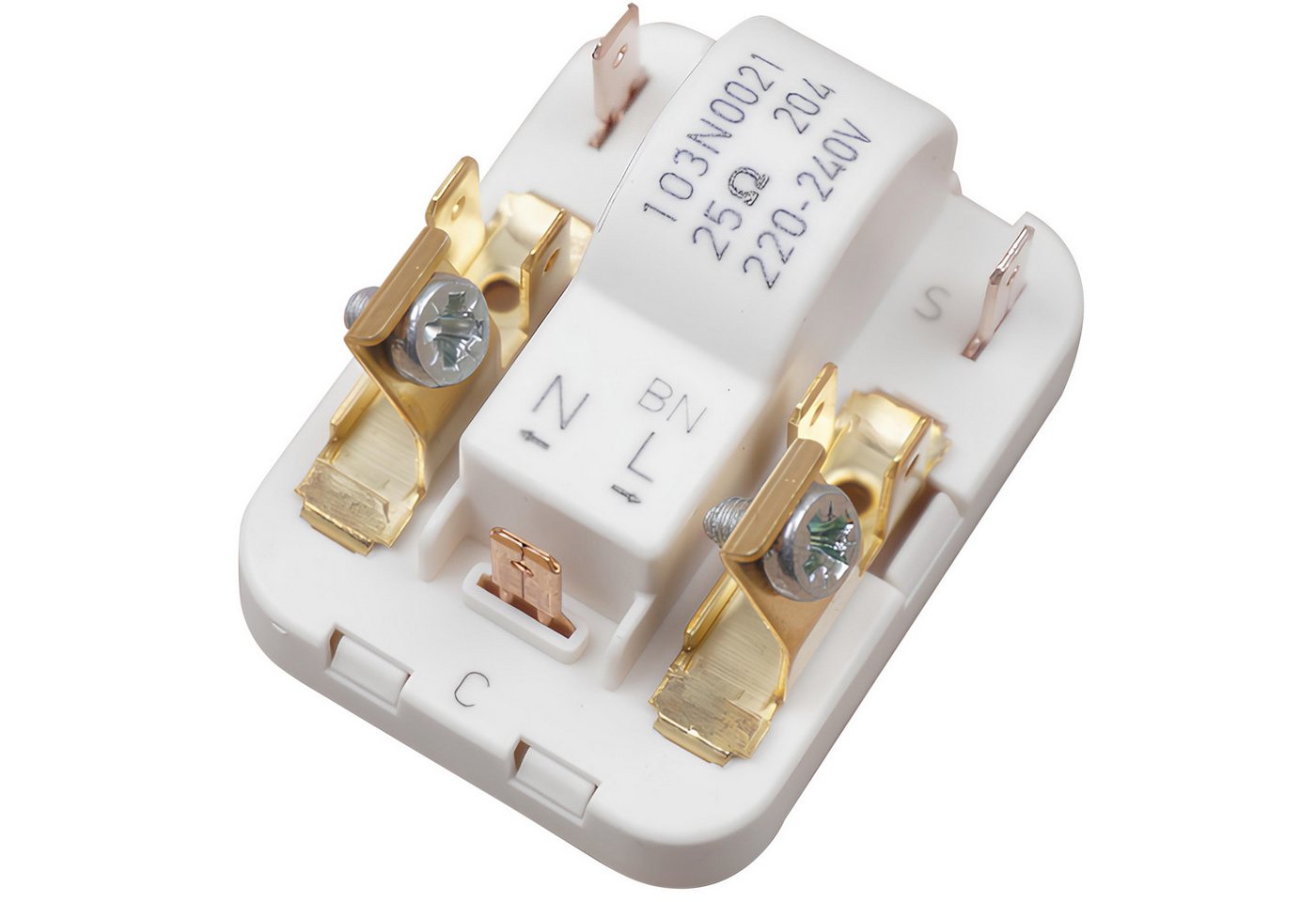 VIOKS Relais-Modul Anlassvorrichtung Ersatz für Danfoss 103N0021, 4,8 mm AMP für Kompressor Kühlschrank Gefrierschrank Bild 2