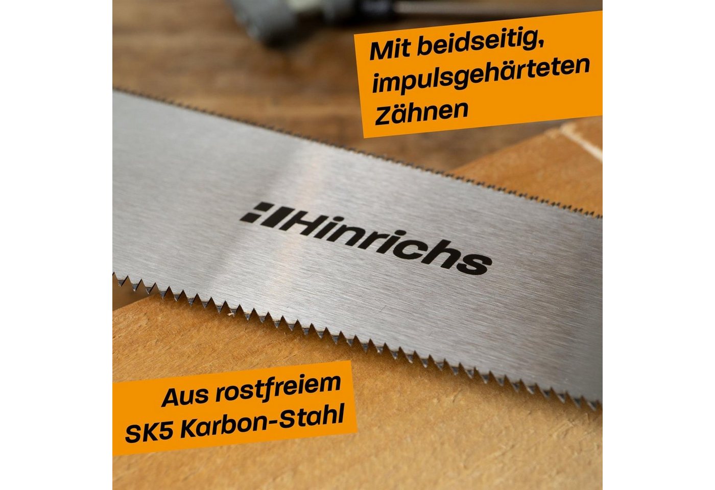 Hinrichs Japansäge Hinrichs Japansäge zweiseitig (wp), Zugsäge 25 cm - Zweiseitig Bild 4