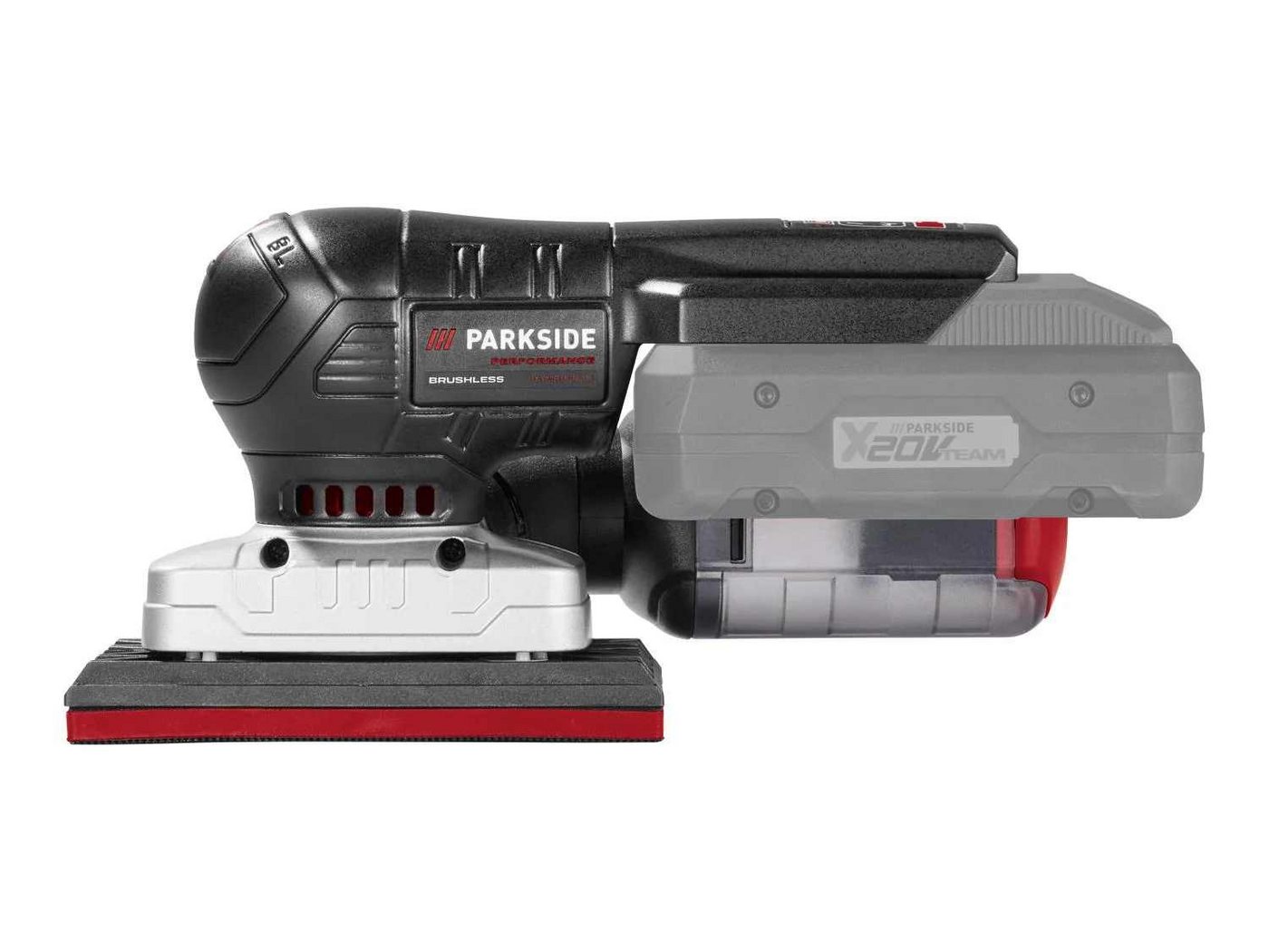 Parkside Akku-Schwingschleifer 20V Akku-Schwingschleifer PAMSP 20-Li mit Akku 2.0 Ah / Ladegerät Bild 2