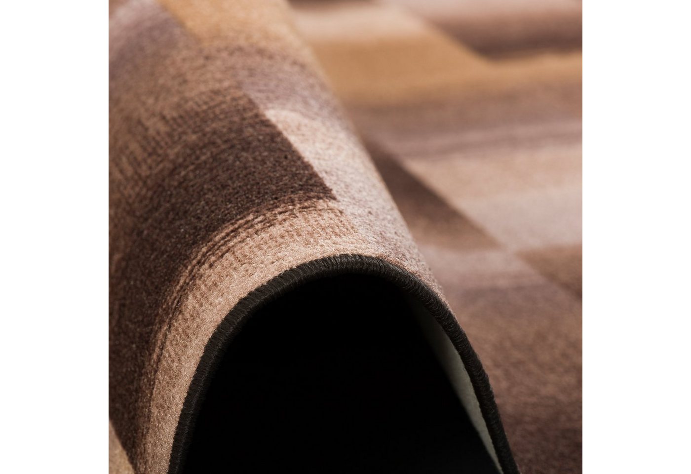 Snapstyle Designteppich Velours Läufer Teppich Mystic Karo, Eckig, Höhe: 6 mm