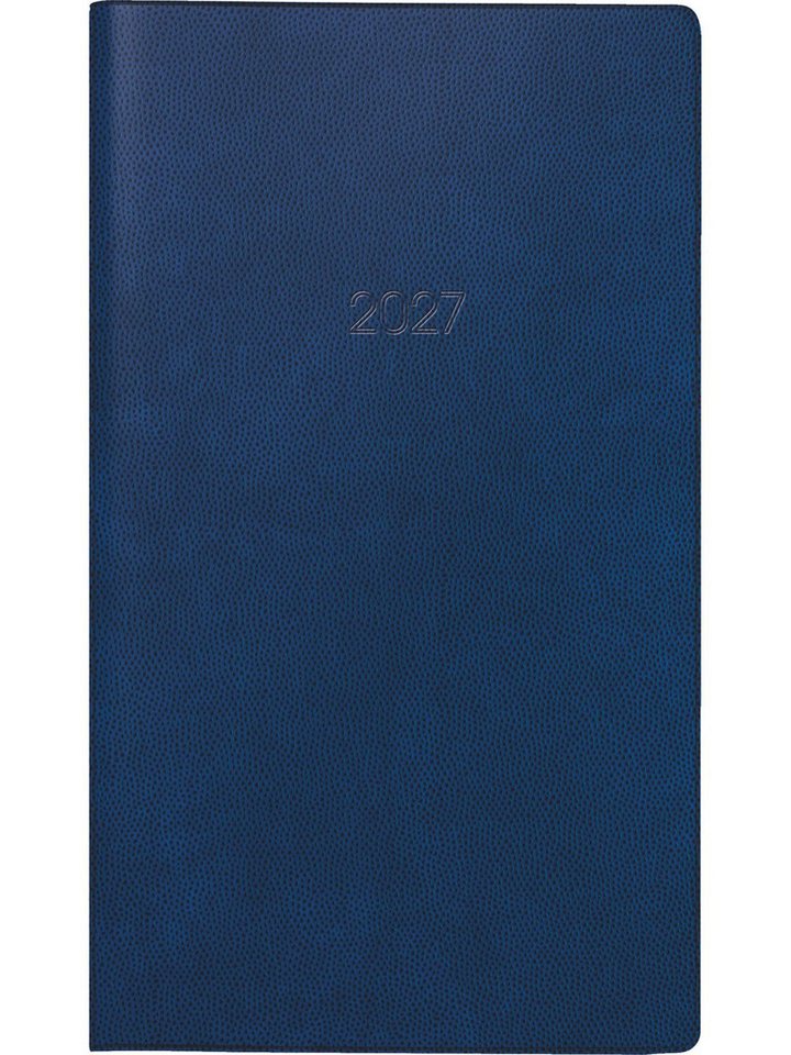Baier & Schneider Taschenkalender Taschenkalender Modell 740 2027 A6 dunkelblau, Leporello-Falz Bild 2