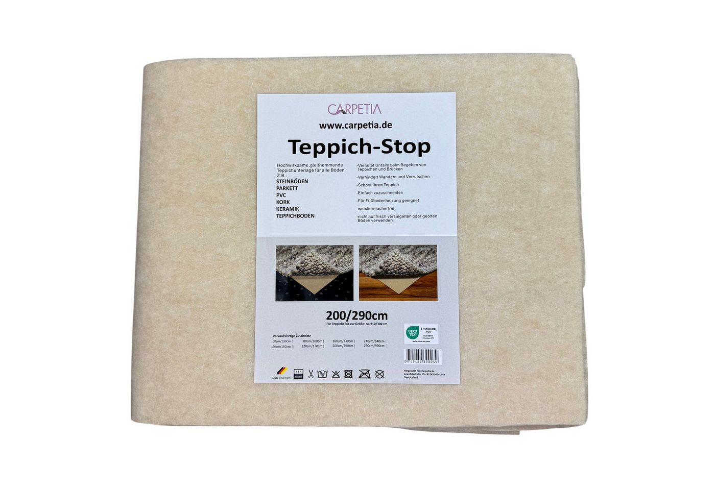 Carpetia Antirutsch Teppichunterlage Antirutschmatte Bild 2