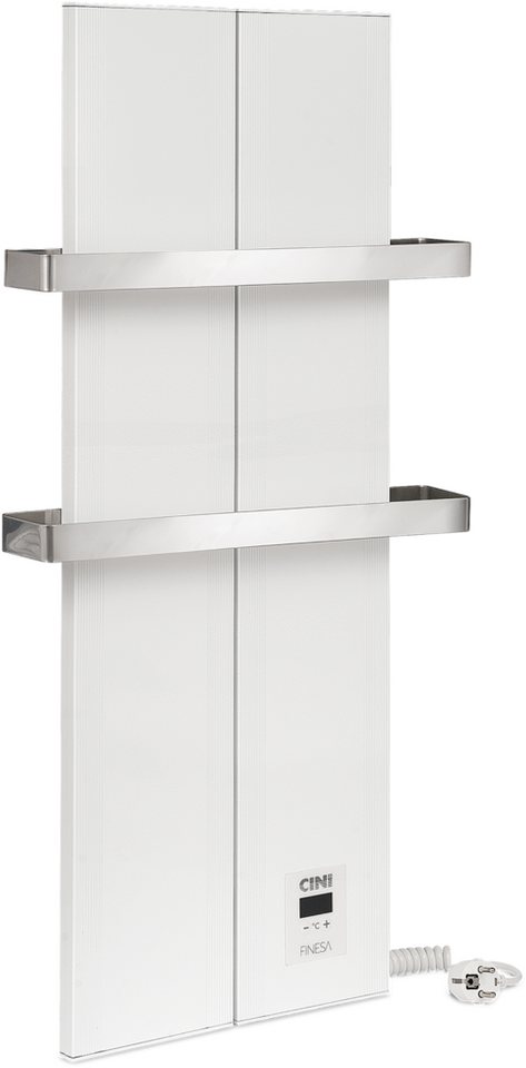 Finesa Elektrischer Badheizkörper mit smartem Thermostat, Wärmeabgabe 400-1200W, 5 Jahre GARANTIE Bild 3