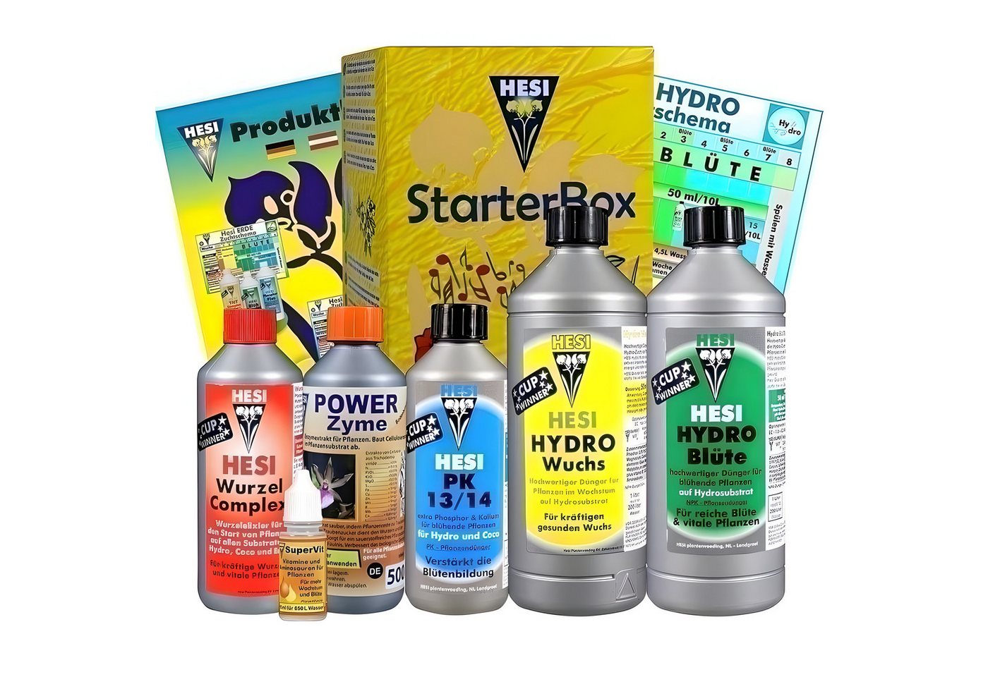 HESI Spezialdünger Hesi Starter-Set Hydro, Dünger-Komplettset