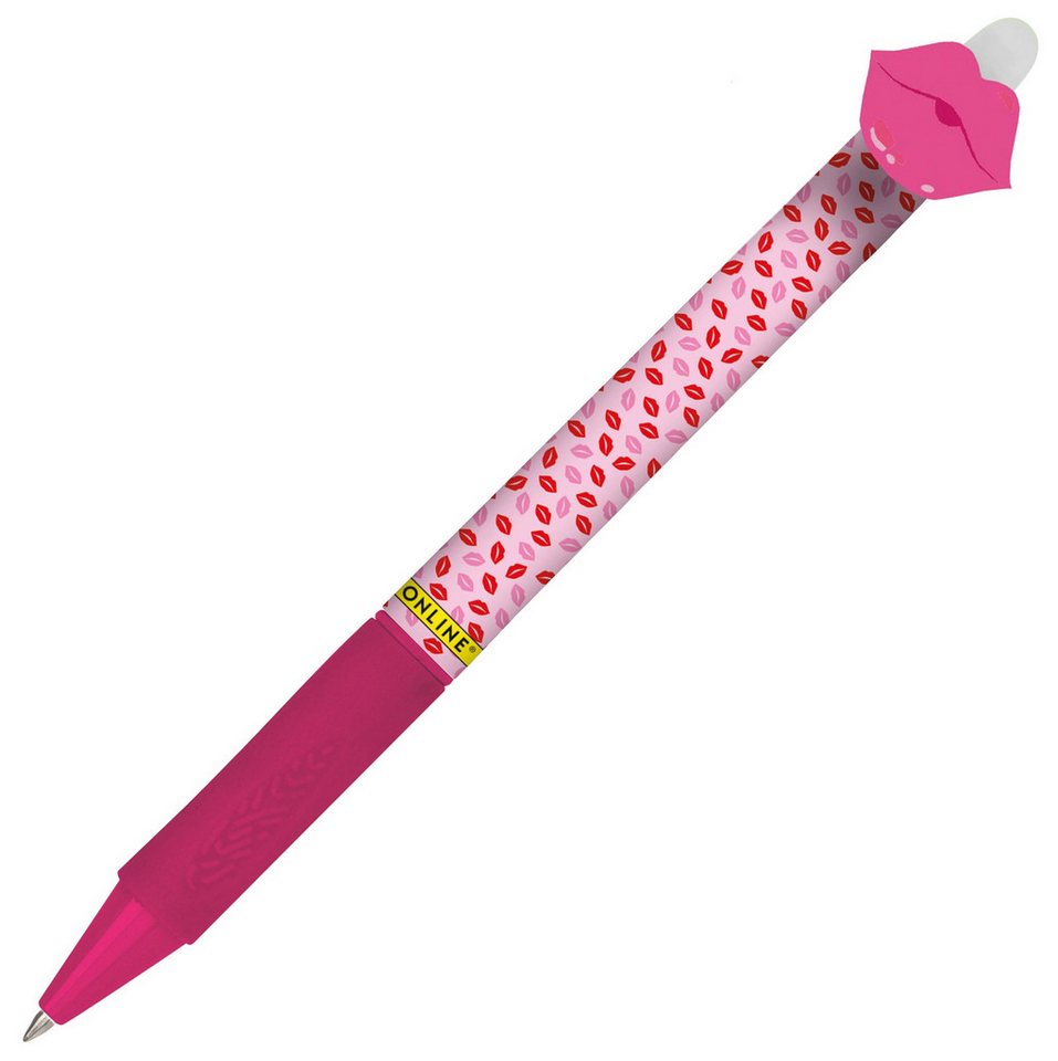 Online Pen Kugelschreiber Gelschreiber magiXX Fun Kiss - Schreibspaß mit Kussmund-Design Bild 5