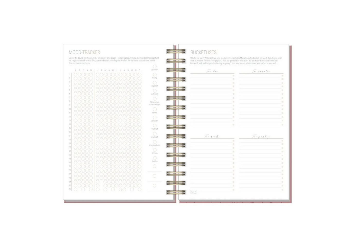 Häfft Taschenkalender Lieblings-Timer 2027
