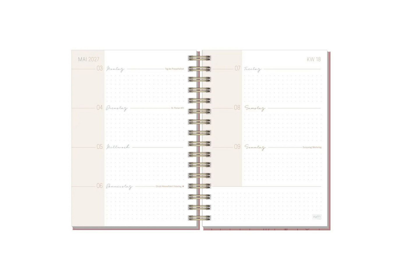 Häfft Taschenkalender Lieblings-Timer 2027 Bild 2