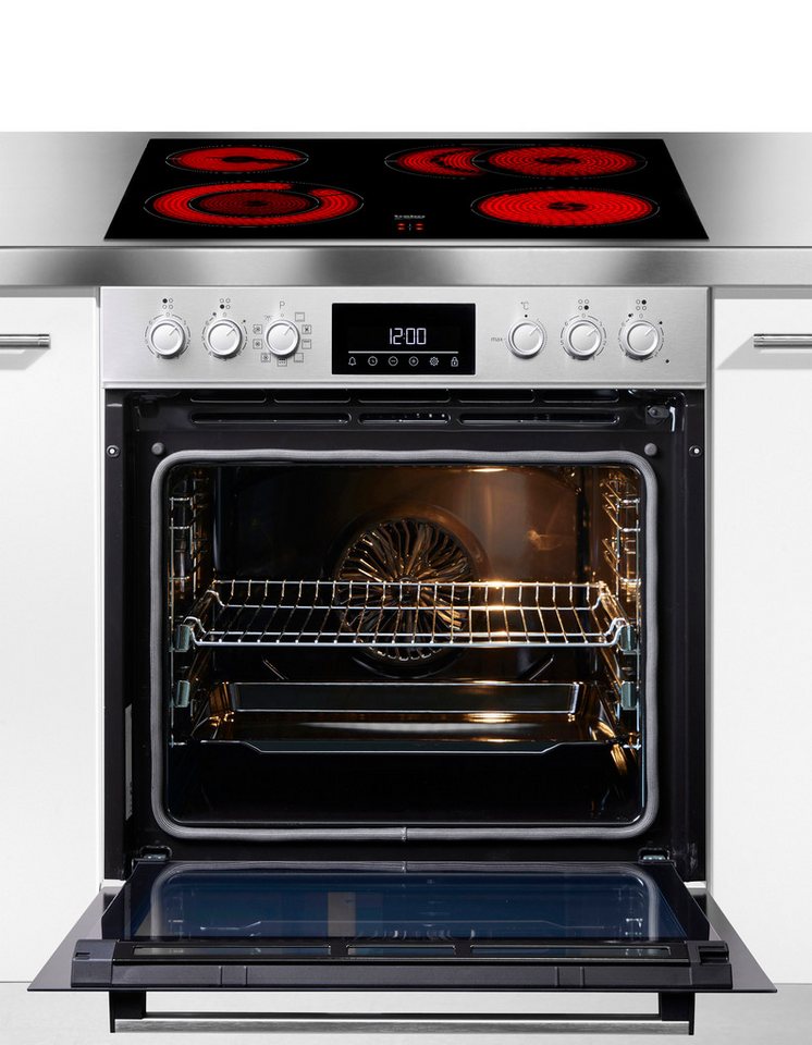 BEKO Elektro-Herd-Set BBUM12320XMPE, mit 2-fach-Teleskopauszug, Pyrolyse-Selbstreinigung, Gleichmäßige Heißluft für perfekte Ergebnisse dank Aeroperfect Bild 2