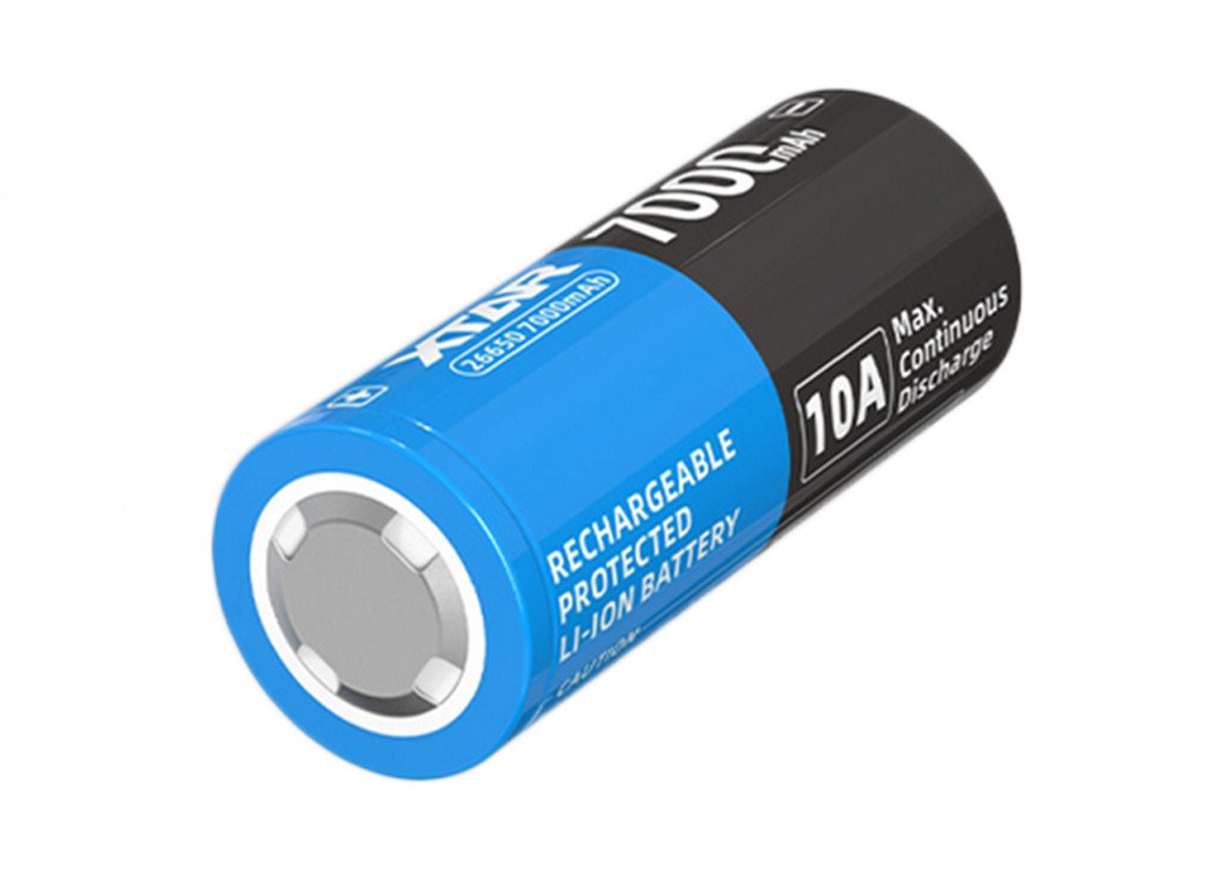 XTAR 26650 - 7000mAh, 3,6V - 3,7V Li-Ion-Akku PCB geschützt Max Power 10A Akku 7000 mAh (1 St) Bild 5
