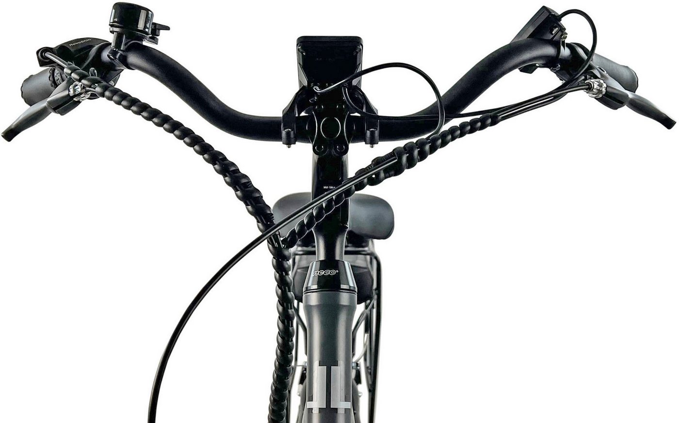 LLobe E-Bike Cityrad City E-Bike 28" County anthrazit, 7 Gang Shimano Altus Schaltwerk, Kettenschaltung, Heckmotor, 468 Wh Bild 3