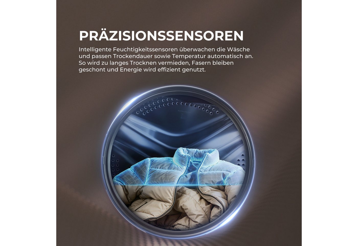 Haier Wärmepumpentrockner G3 Serie HD80-C33637, Smart AI Automatikprogramm Bild 4