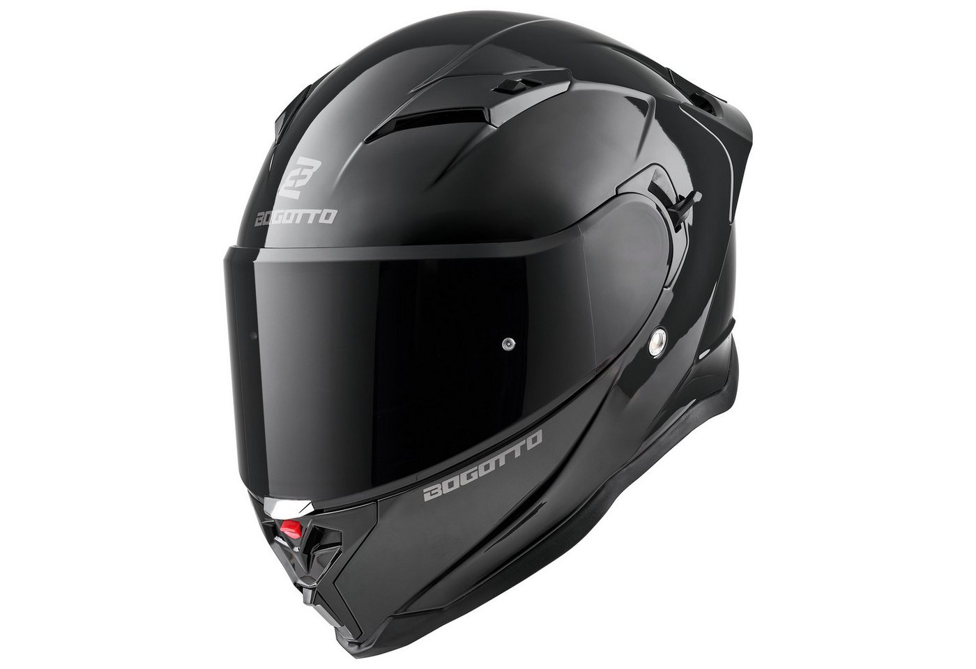 Bogotto Motorradhelm H153 Helm, Vorbereitet Für Pinlockscheibe,herausnehmbares Innenfutter,integr Bild 2
