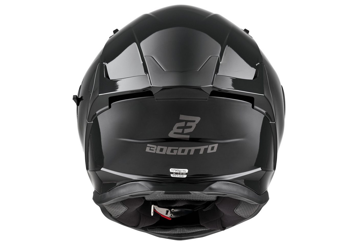 Bogotto Motorradhelm H153 Helm, Vorbereitet Für Pinlockscheibe,herausnehmbares Innenfutter,integr Bild 5