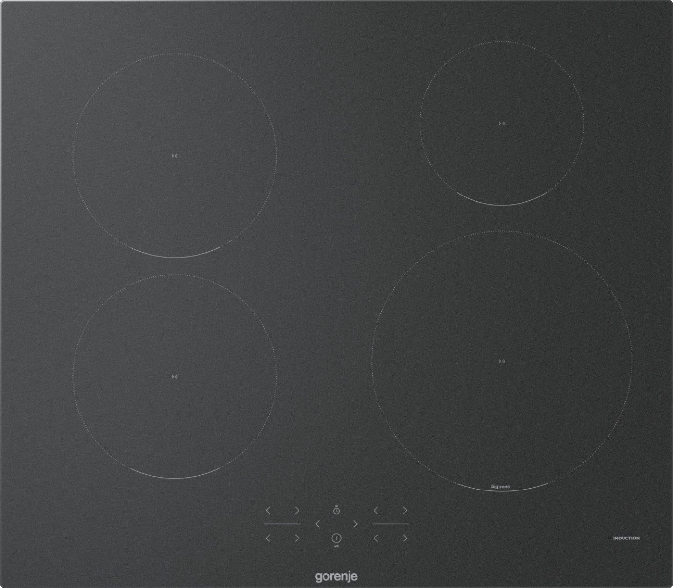 GORENJE Induktions-Kochfeld GI6401MSC matt, kratzresistente matte Oberfläche mit BigZone 23cm & PowerBoost Bild 5