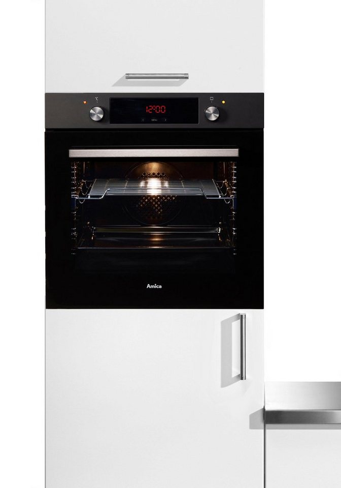 Amica Backofen EBX 943 610 SM, mit 1-fach-Teleskopauszug, Steam Clean, Großer Garraum, sichere Bedienung und einfache Reinigung beim Backen Bild 4