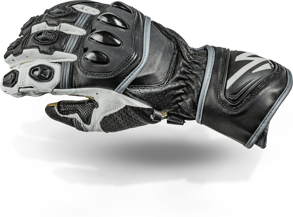 Lindstrands Motorradhandschuhe Glove Bergby Black/White