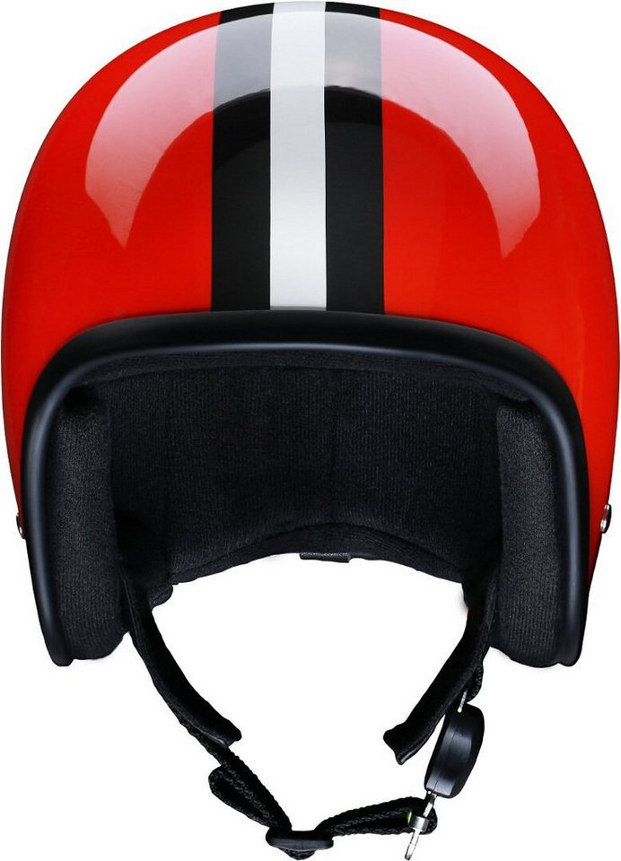 Redbike Motorradhelm RB-680 Replica DDR Jethelm, Ratschenverschluss Bild 2