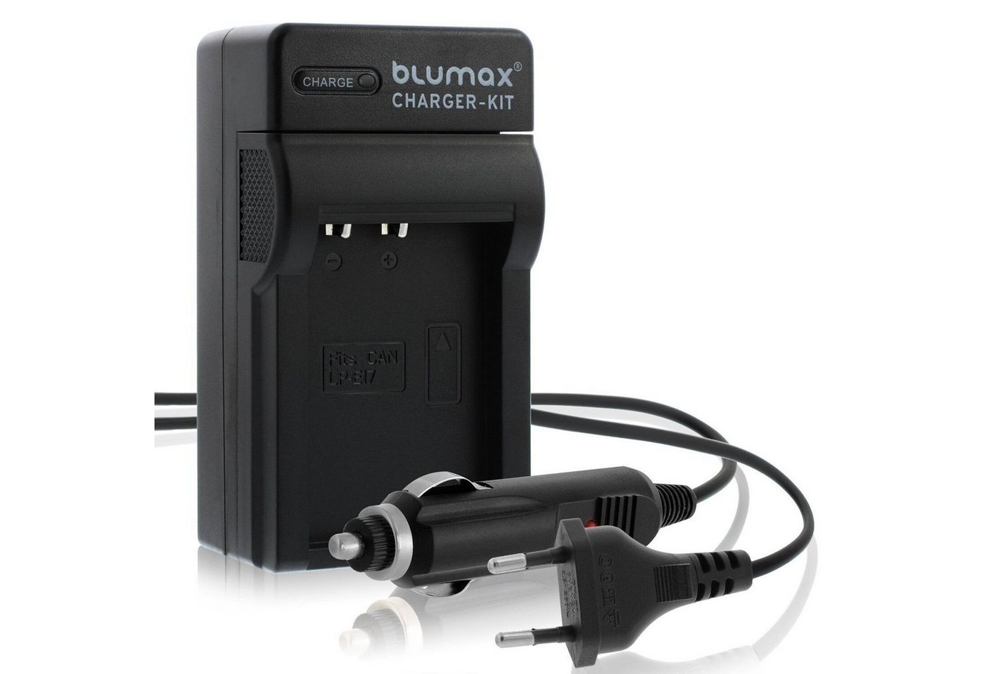 Blumax Set mit Lader für Canon LP-E17 EOS RP M3 1000 mAh Kamera-Akku Bild 5