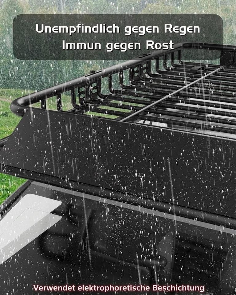 GarveeMore Dachträger Dachträger Gepäck-Halterung 163x100x15cm, bis 115kg Bild 5