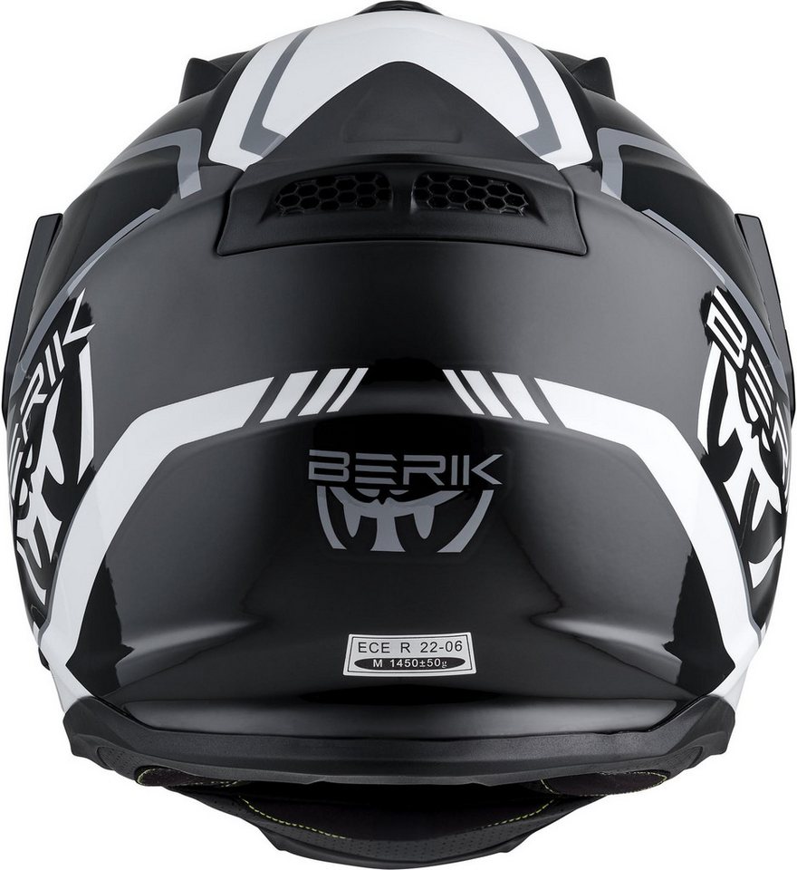 Berik Motocrosshelm MX313 Volstom Adventure Pro Enduro Helm, Vorbereitet Für Kommunikationssystem,herausnehmbares Innenfutter Bild 4