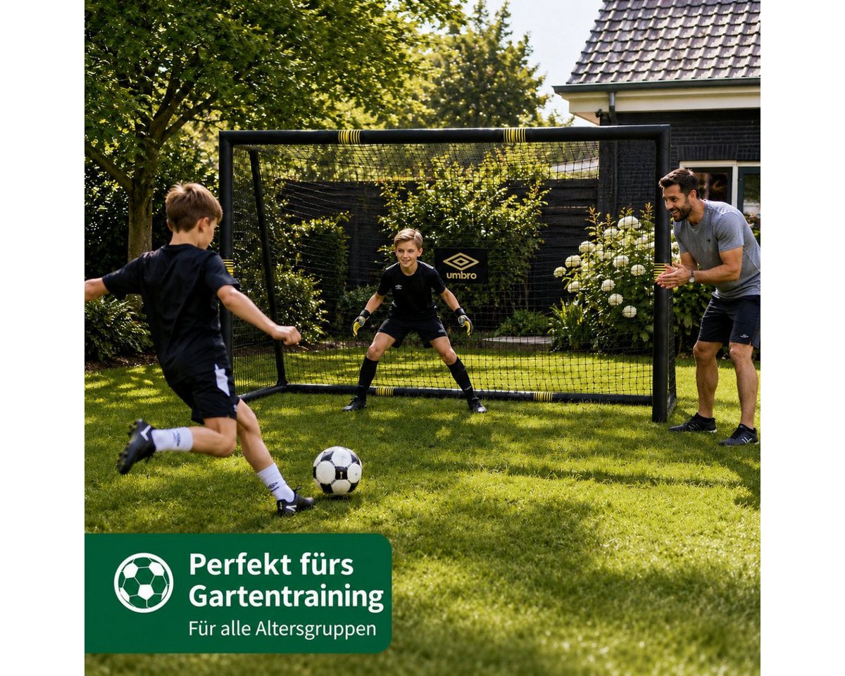 Umbro Fußballtor Umbro Fußballtor - Metall - Schwarz/Gelb Bild 2
