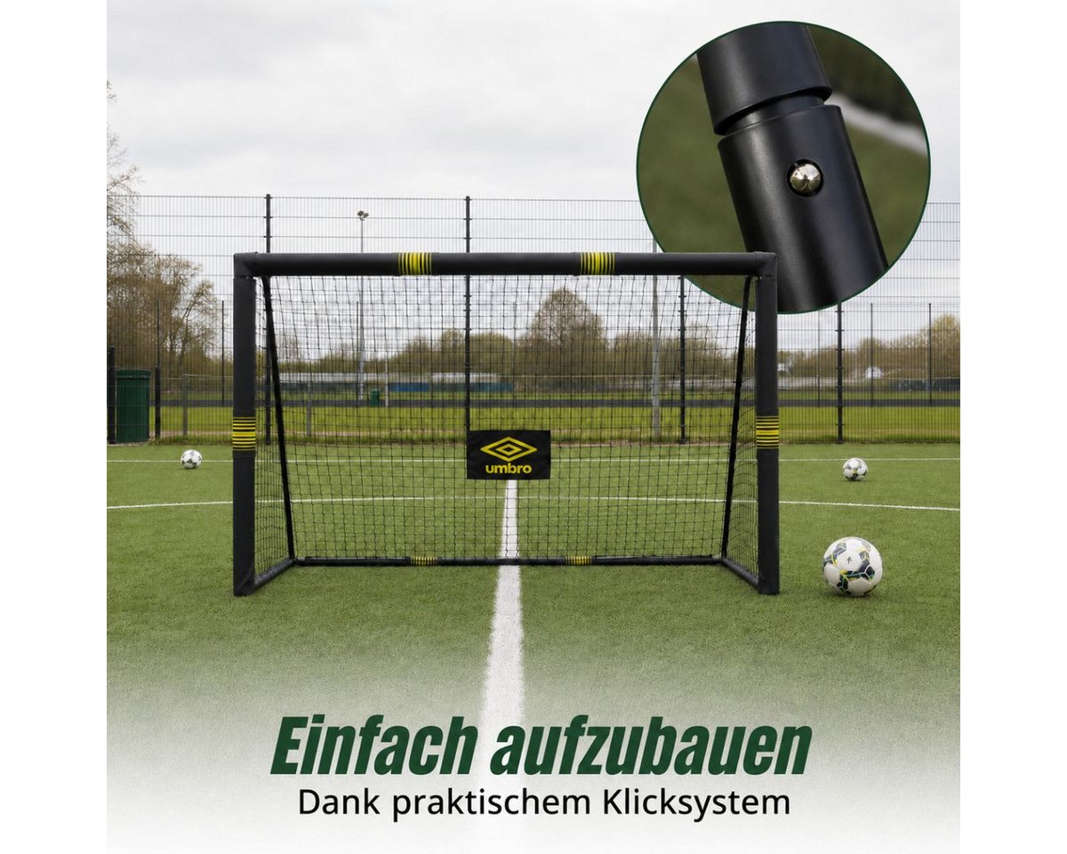 Umbro Fußballtor Umbro Fußballtor - Metall - Schwarz/Gelb Bild 5