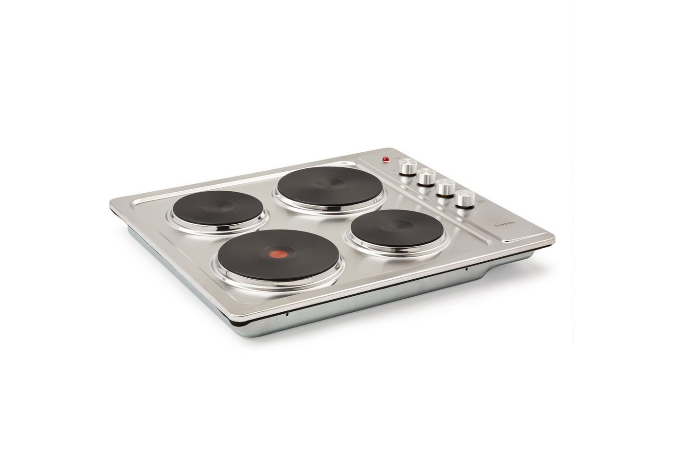 Klarstein Elektro-Kochfeld Appetito 4 Elektrokochfeld 4 Platten 5500W 6 Stufen Edelstahl Regler, Glaskeramik-Kochfeld 4 Zonen 5500W mit Drehregler & Restwärme Bild 4