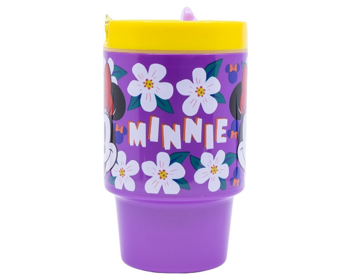 Storline Trinkflasche Disney Minnie Mouse Kunststoffbecher 530 ml mit Schraubdeckel